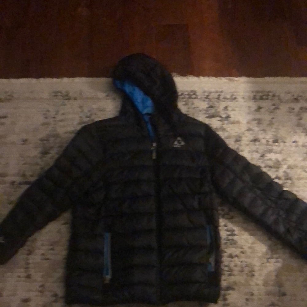 Puffer coat size 10/12 black